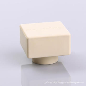 Transparent Square PP Perfume Bottles Caps